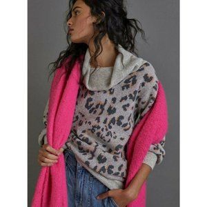 Anthropologie Emmy Cowl Neck Tunic Sweater Size L